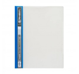 CARPETA RHEIN FASTENER TRANSPARENTE AZUL CARTA